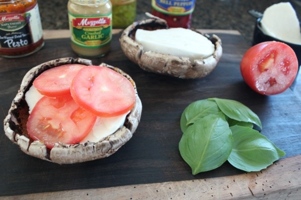 Portobello Caprese Sandwich Recipe