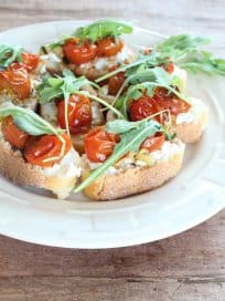 Roasted Tomato Bruschetta Recipe