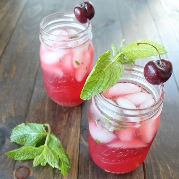 Cherry Lime Mojito Punch