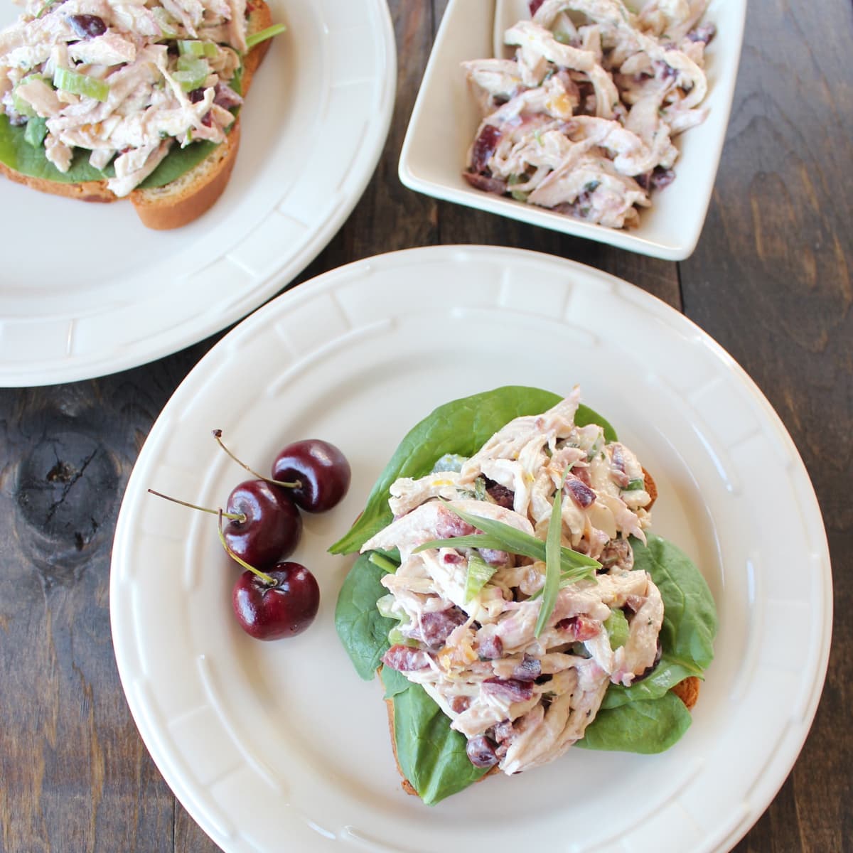 Cherry Tarragon Chicken Salad Sandwich