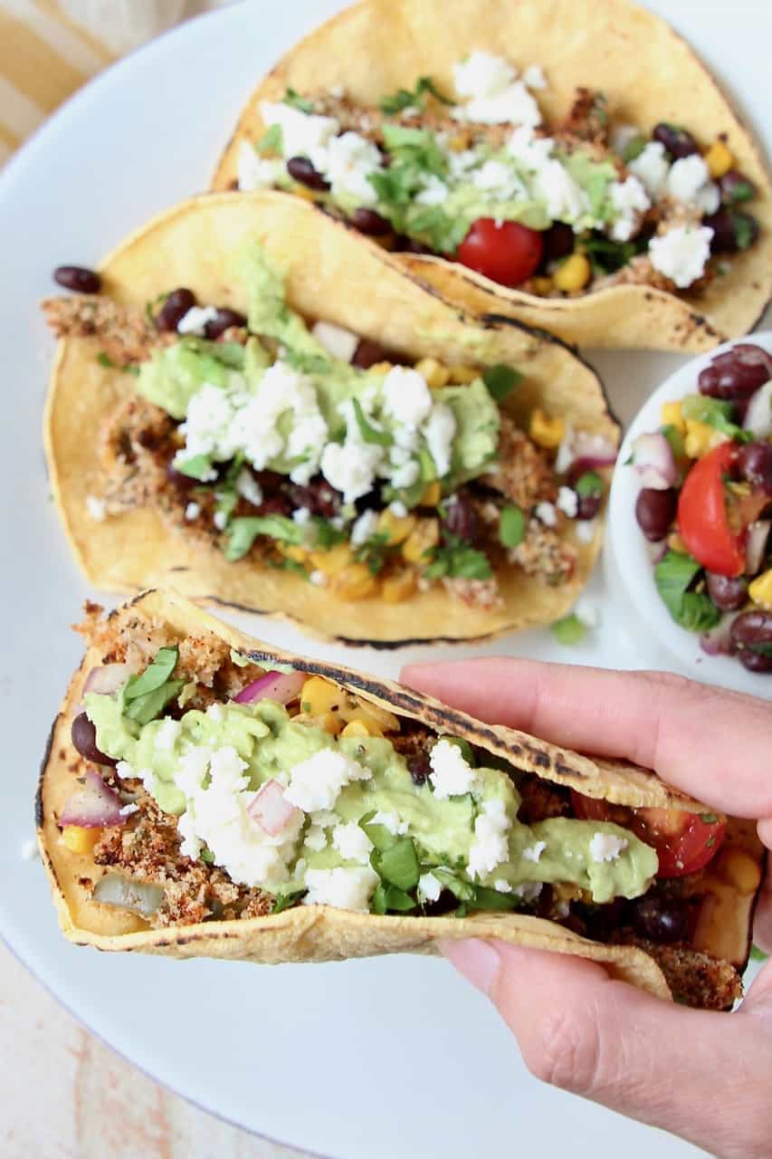 Vegetarian Crispy Cactus Tacos Recipe