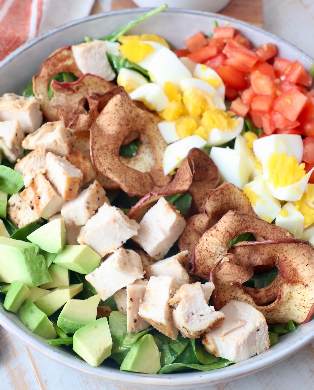 cobb salad in bowl