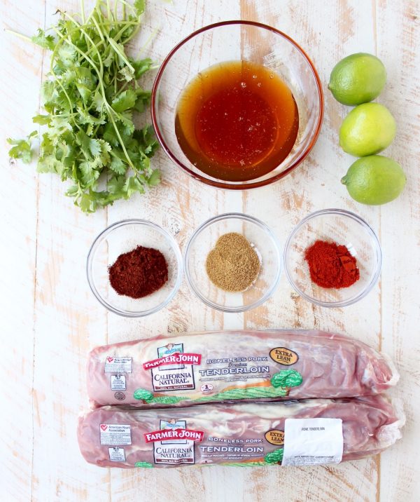 Slow Cooker Pulled Pork Tenderloin Chipotle Honey Tacos are a delicious and easy meal, perfect for weeknight dinners, game day or Taco Tuesday!