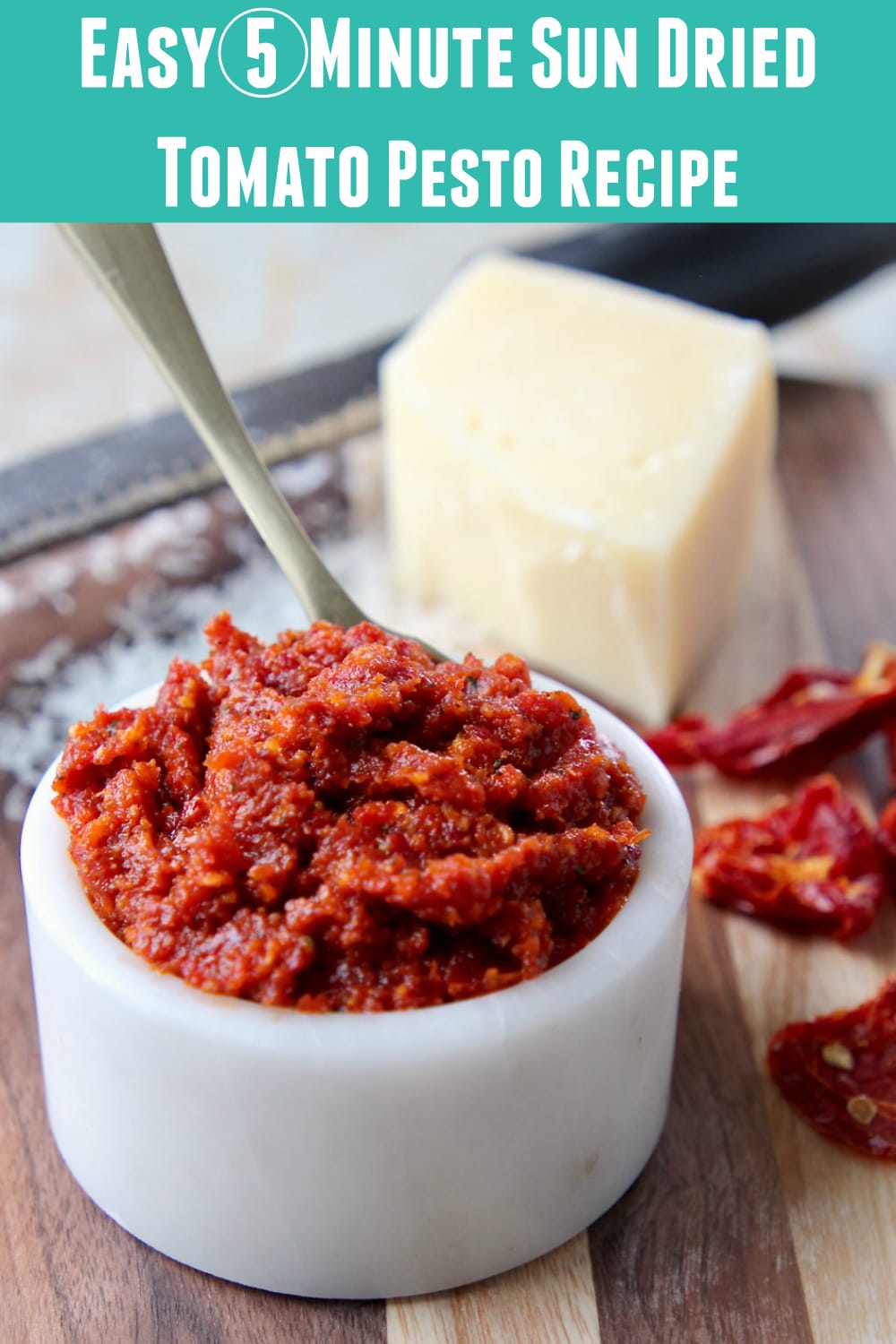 Sun Dried Tomato Pesto - Easy Gluten Free Recipe | WhitneyBond.com