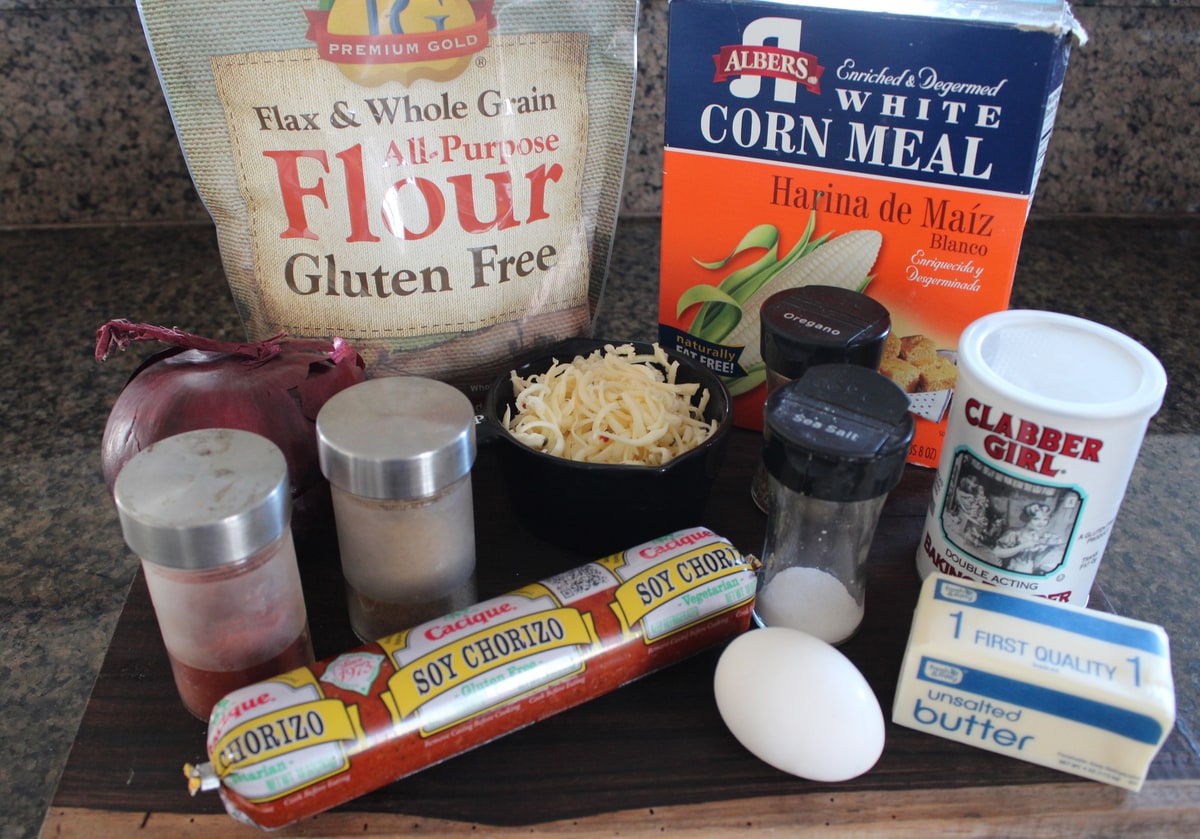 Gluten Free Chorizo Empanada Ingredients