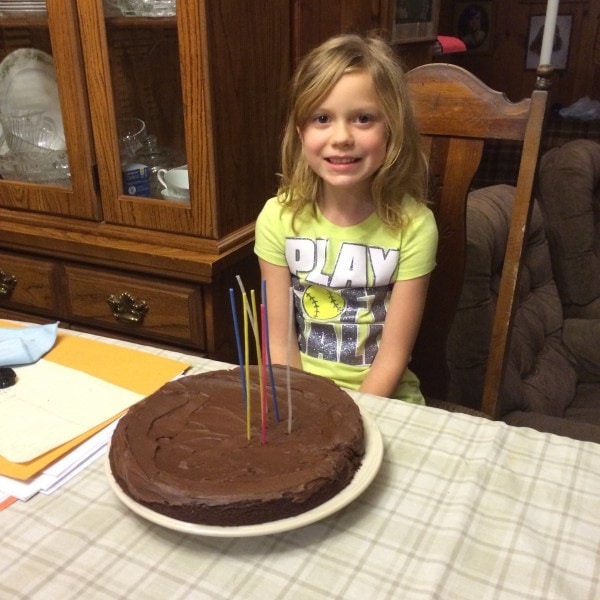 Savannah's 7th Birthday Cake