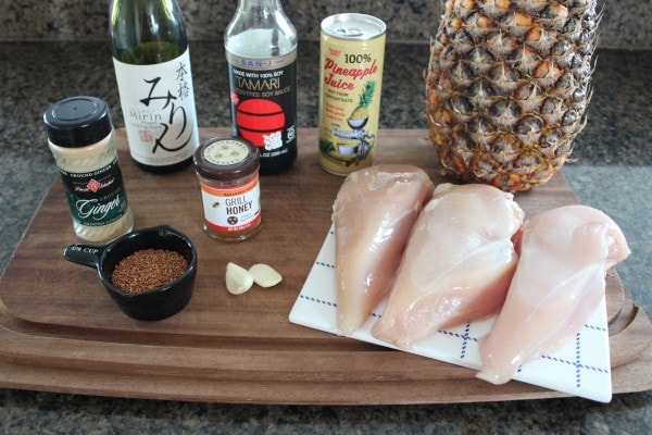 Pineapple Teriyaki Chicken Ingredients