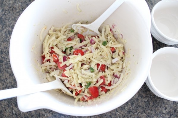 Spiralized Jicama Salad Recipe
