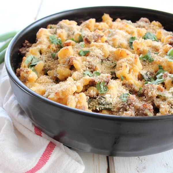 Sausage Jalapeno Macaroni and Cheese