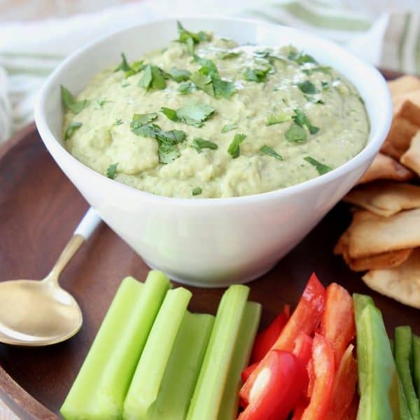 Spinach Artichoke Hummus Vegan Recipe