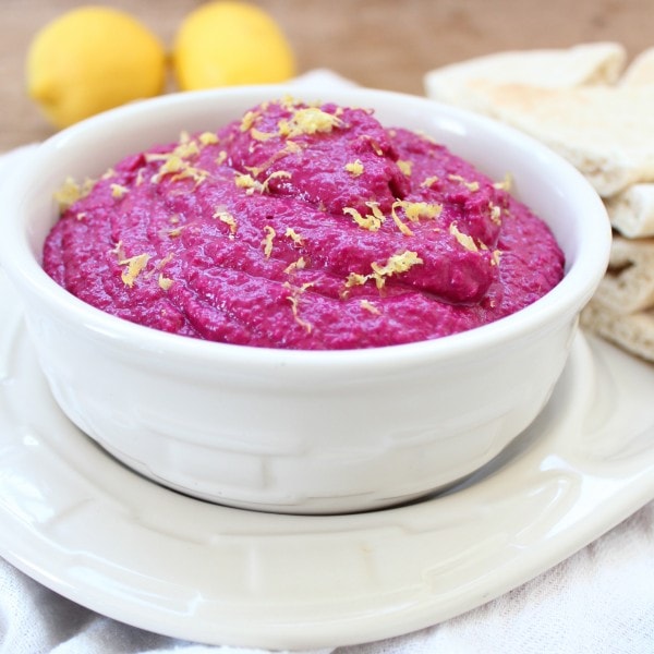 Vegan Beet Hummus Recipe