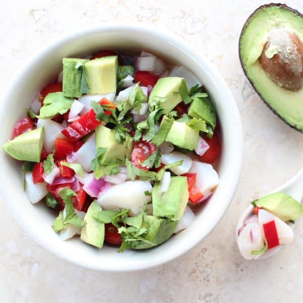 Avocado Scallop Ceviche