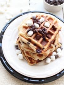 Gluten Free S'Mores Waffles