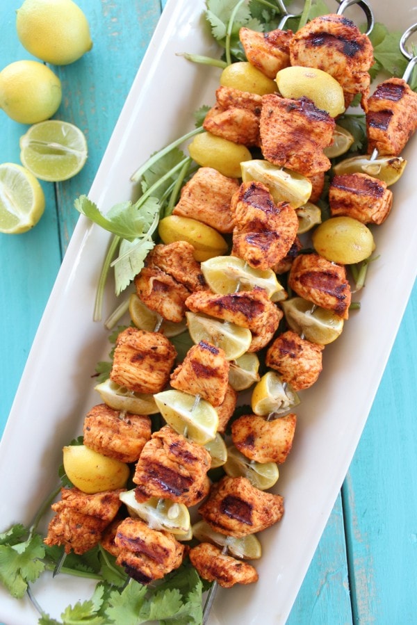 Key Lime Grilled Chicken Skewers