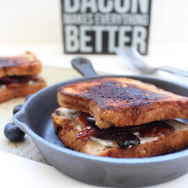 Candied Bacon Grilled Cheese Sandwich