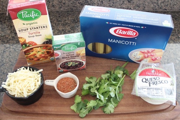 Mexican Manicotti Ingredients