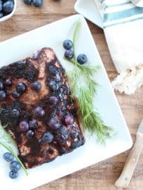 Blueberry BBQ Salmon Recipe