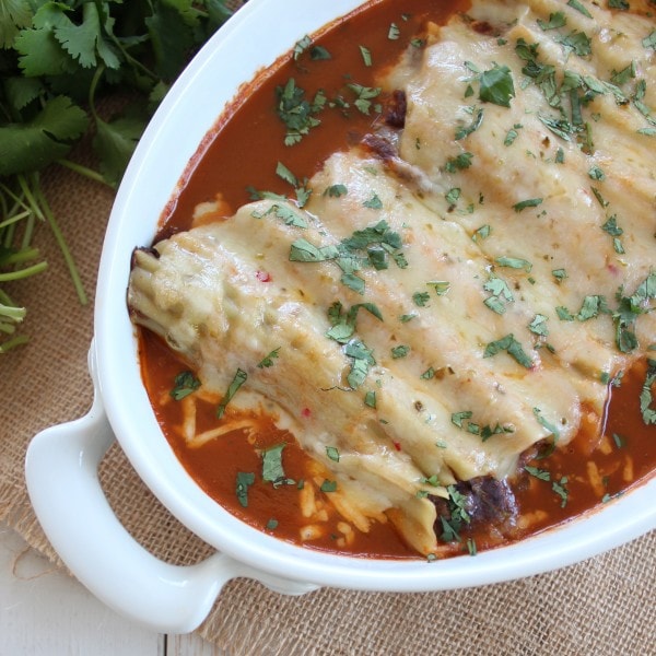 Baked Mexican Manicotti