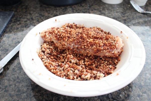 Quinoa Crusted Mexican Chicken Recipe