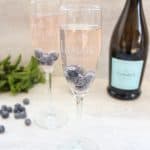 Sparkling Blueberry Prosecco Cocktail