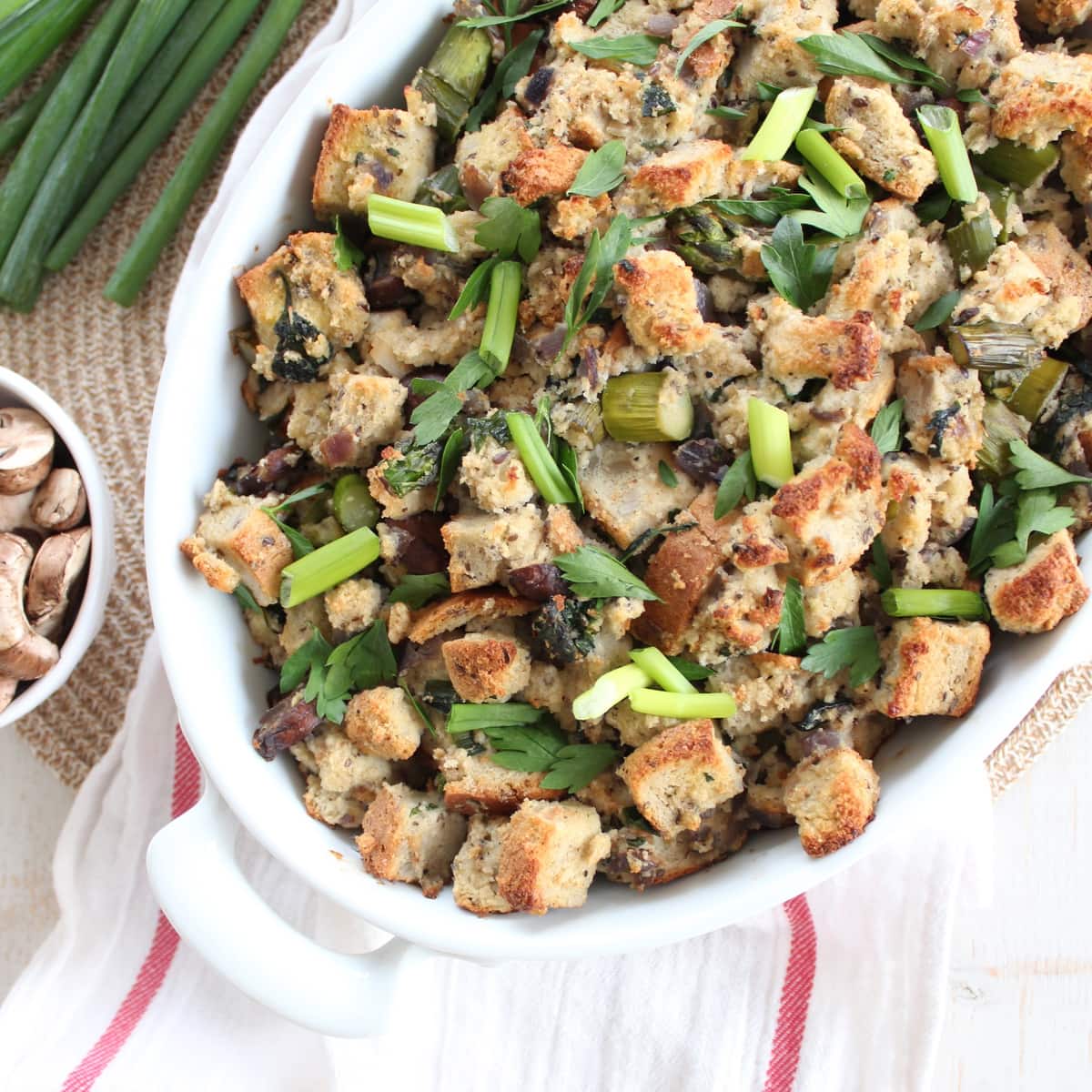 Gluten Free Spring Vegetable Stuffing