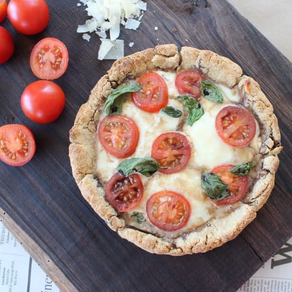 Gluten Free Caprese Pizza