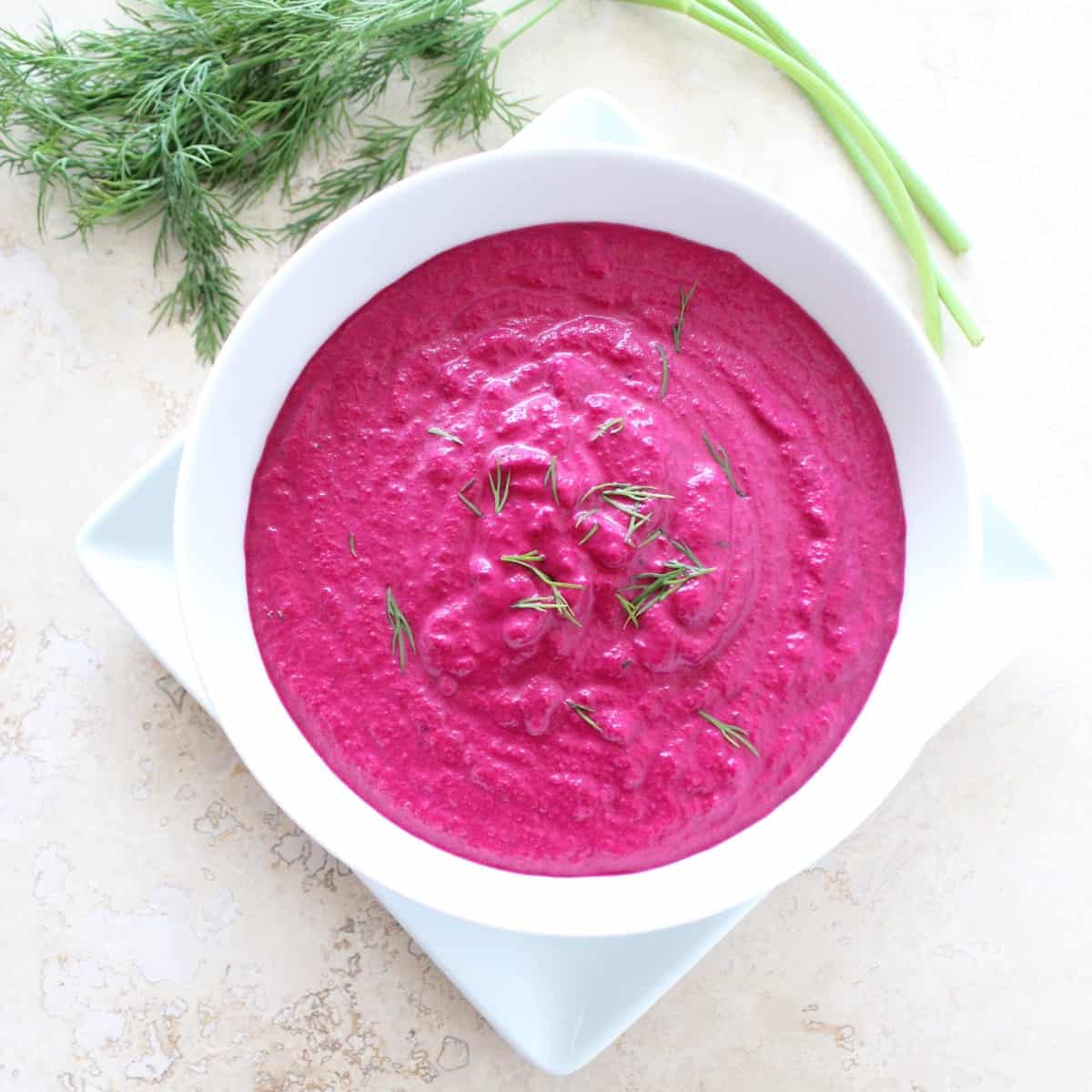 Vegetarian Red Beet Soup - Momma Chef