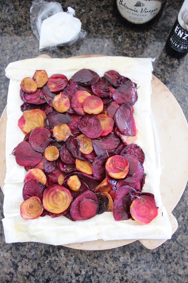 Roasted Beet and Cheese Tart Recipe