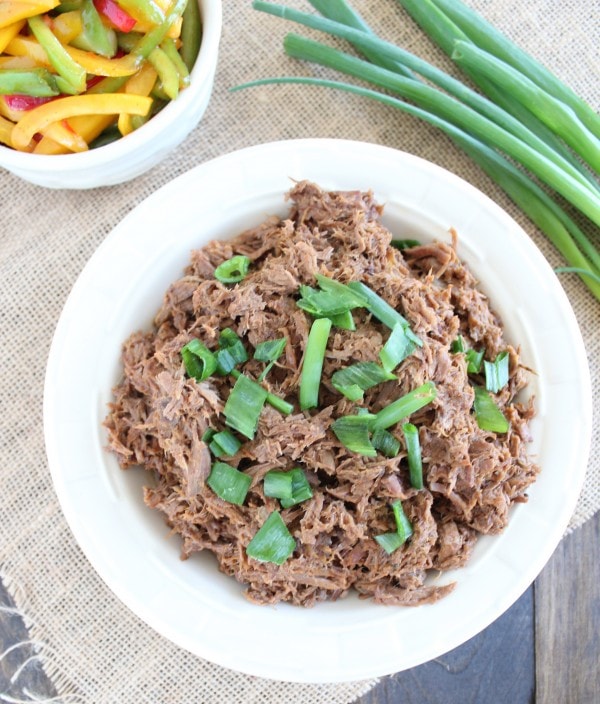 Slow Cooked Shredded Thai Beef