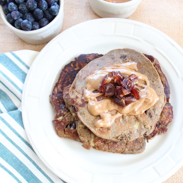 Protein Pancakes with Peanut Butter Syrup