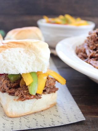 Crock Pot Thai Beef Sliders