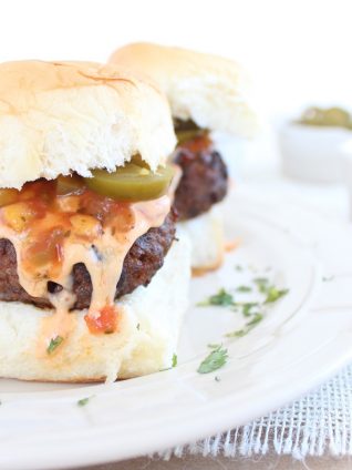 Queso Burger Sliders