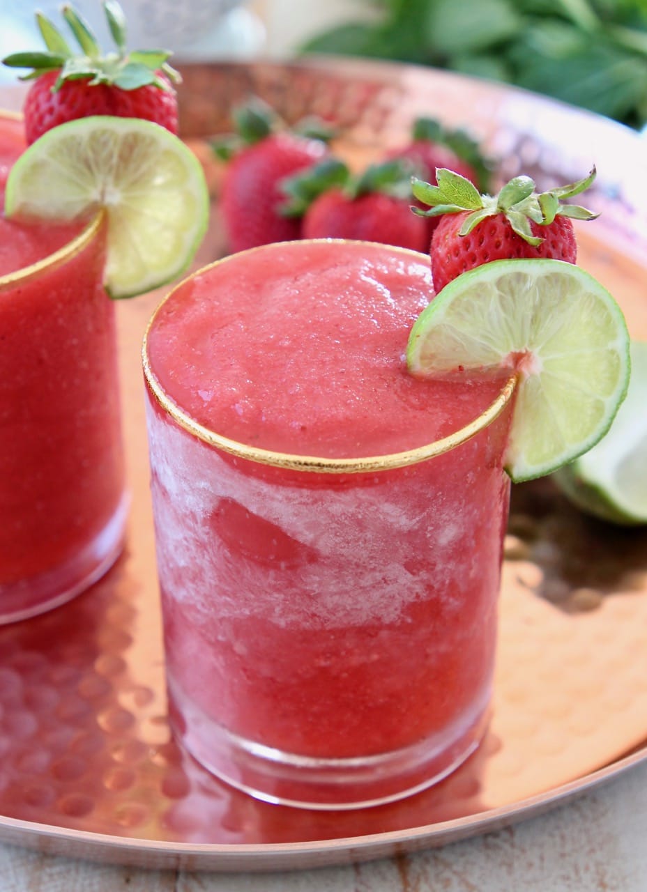 Easy Frozen Strawberry Daiquiri Recipe | WhitneyBond.com