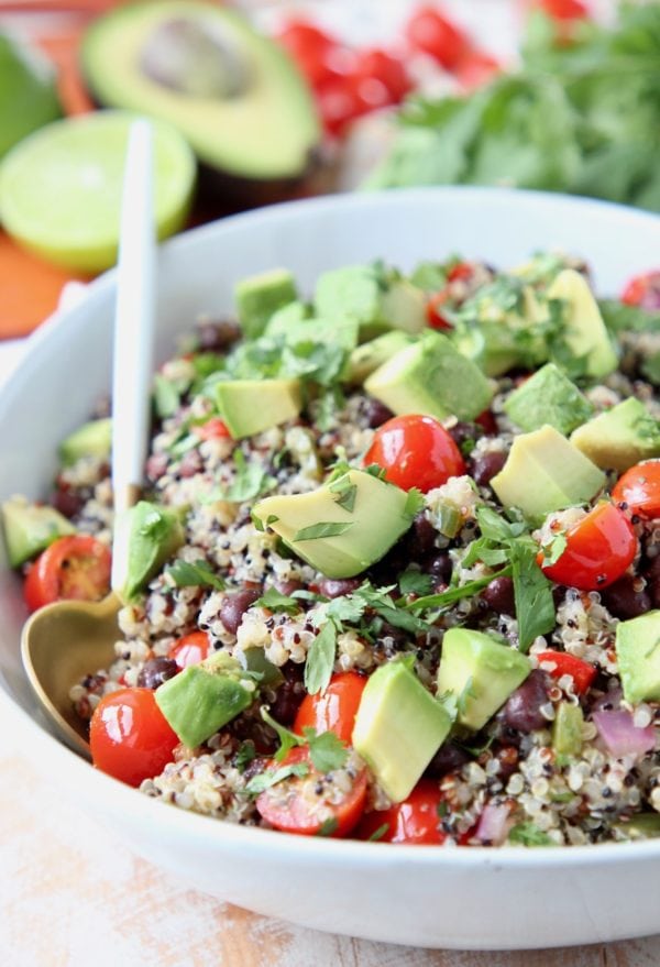 Mexican Quinoa Salad - Vegan & Gluten Free Recipe | WhitneyBond.com