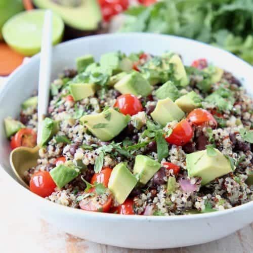 Mexican Quinoa Salad - Vegan & Gluten Free Recipe | WhitneyBond.com