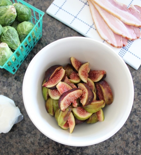 Honey Fig Bacon Brussel Sprouts Pizza Recipe