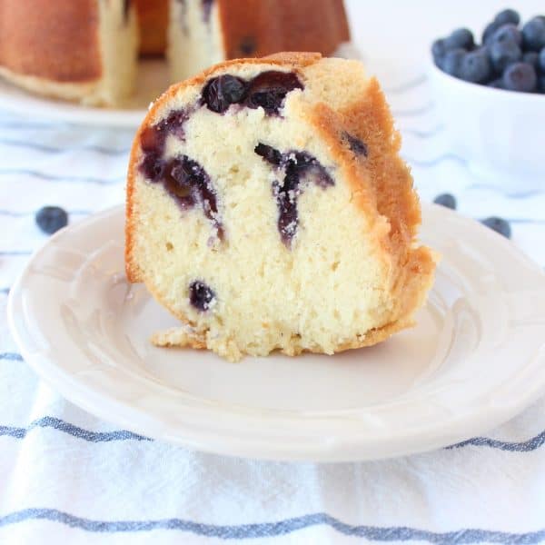 Blueberry Pound Cake