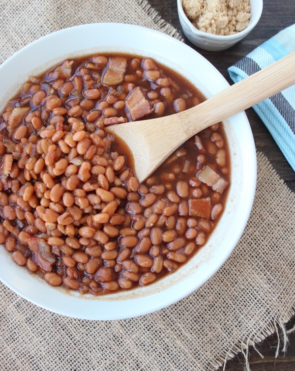 Brown Sugar Coffee Baked Beans