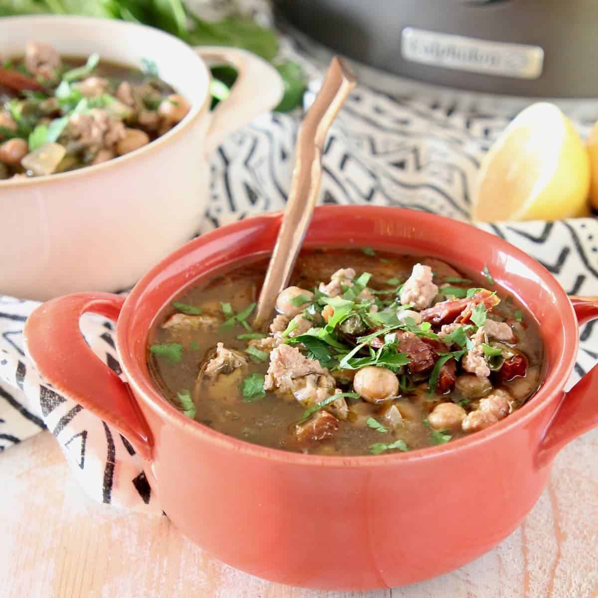 Healthy Greek Turkey Soup-image