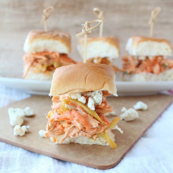 Buffalo Chicken Salad Sliders