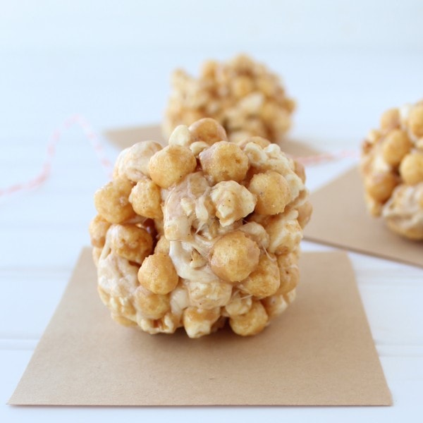 Peanut Butter Popcorn Balls Gluten Free Recipe