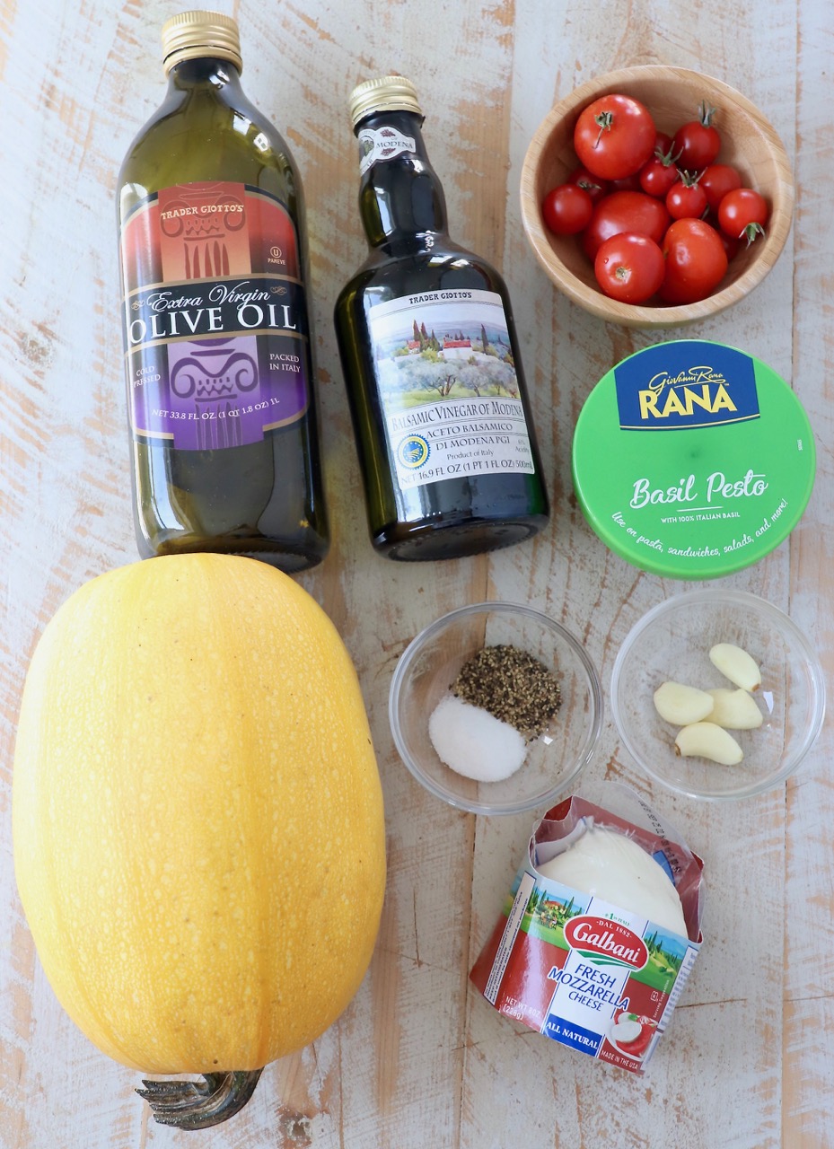 caprese spaghetti squash ingredients