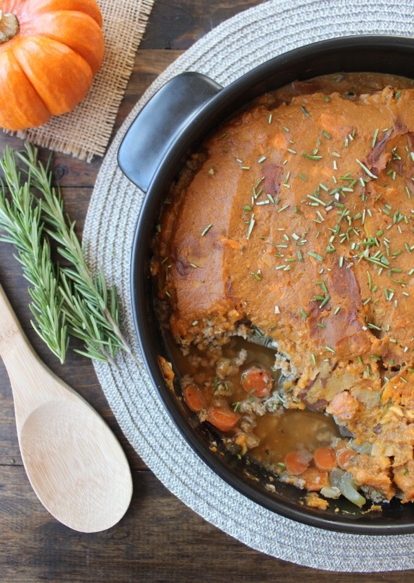 Sweet Potato Pumpkin Shepherds Pie