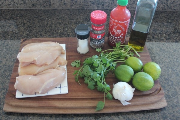 Sriracha Lime Chicken Ingredients