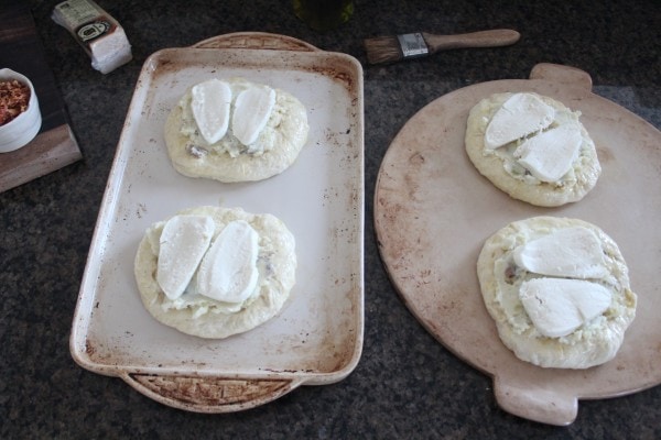 Mashed Potato & Mozzarella Mini Pizzas