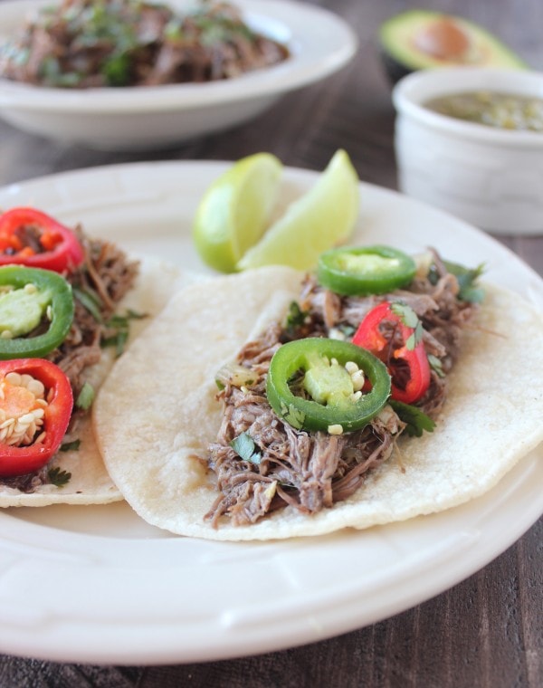 Slow Cooked Beef Barbacoa Tacos Recipe