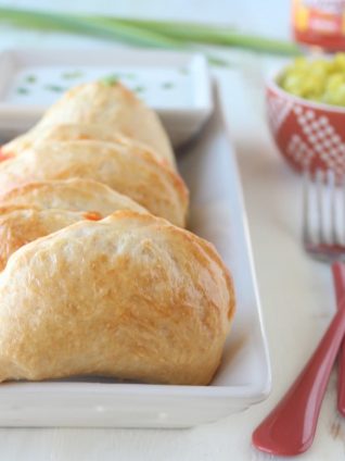 Baked Buffalo Chicken Mini Calzones