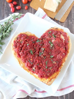 Heart Shaped Pizza Recipe