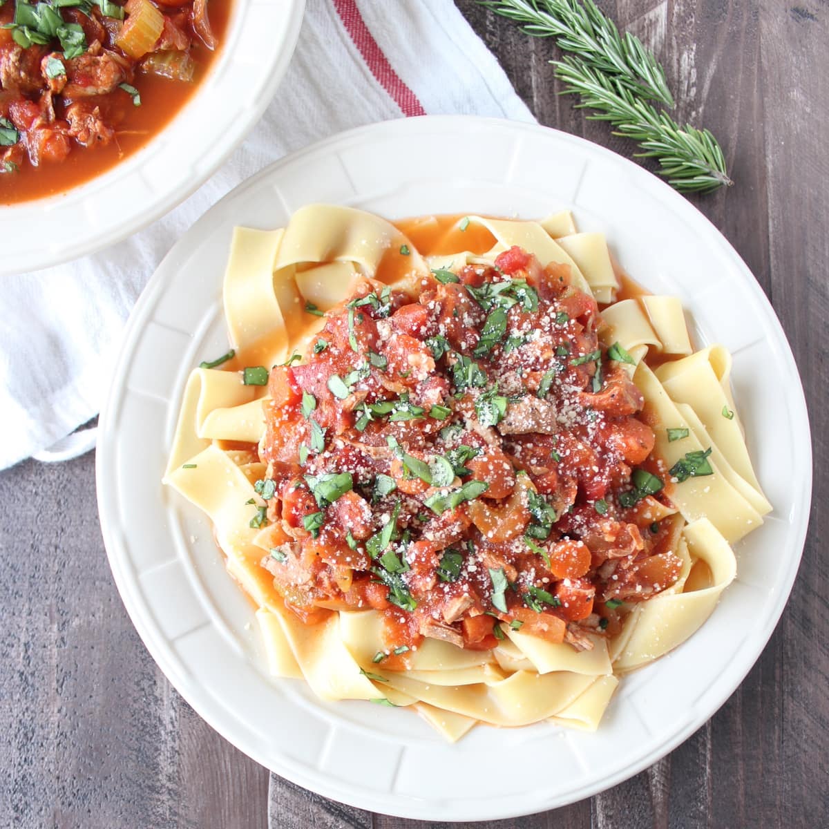 Slow Cooked Pork Ragu Recipe - WhitneyBond.com