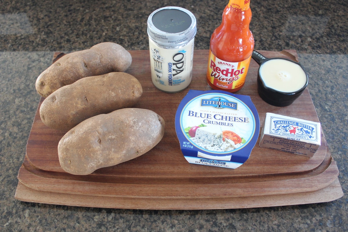 Buffalo Blue Cheese Mashed Potato Ingredients